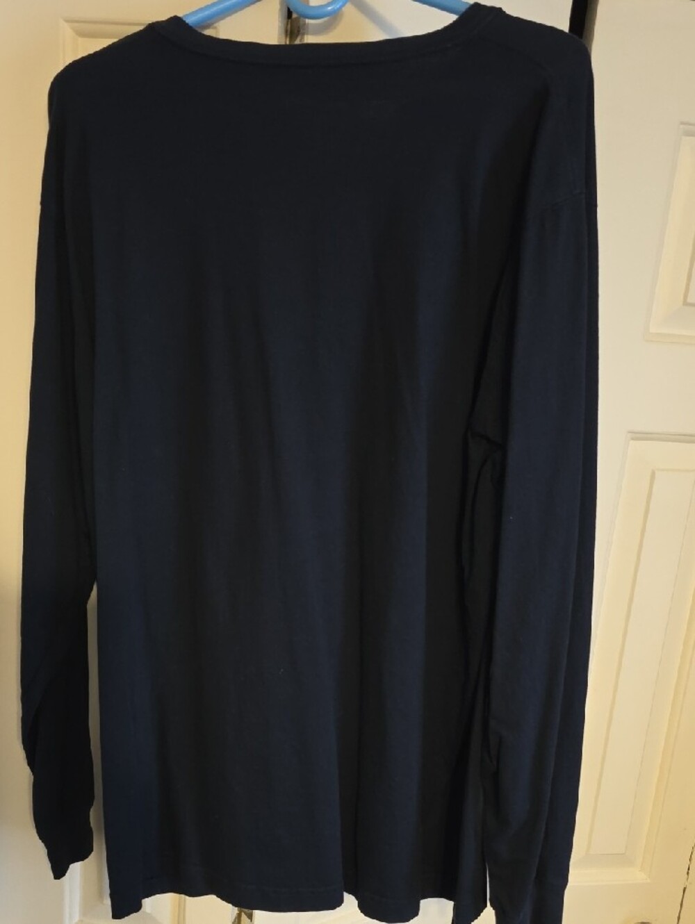 Lands' End Men's Long-Sleeve Henley - Black - Picture 3 of 3
